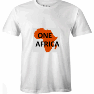 t shirt 'one africa' (white)